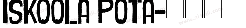 Iskoola Pota字体转换